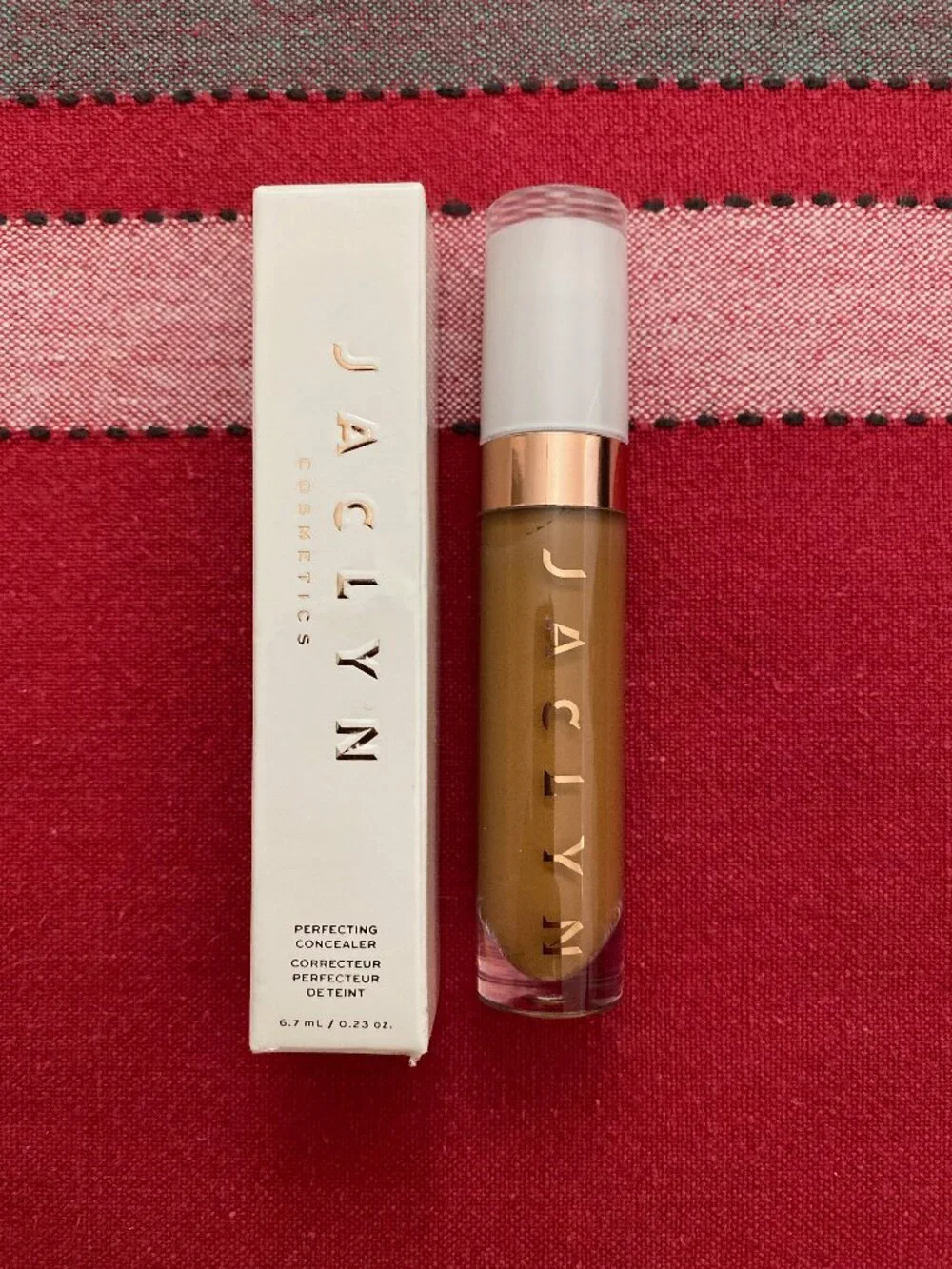 Jaclyn Cosmetics Perfecting Concealer Tan Deep Red 6.7 ML/ 0.23 OZ NIB